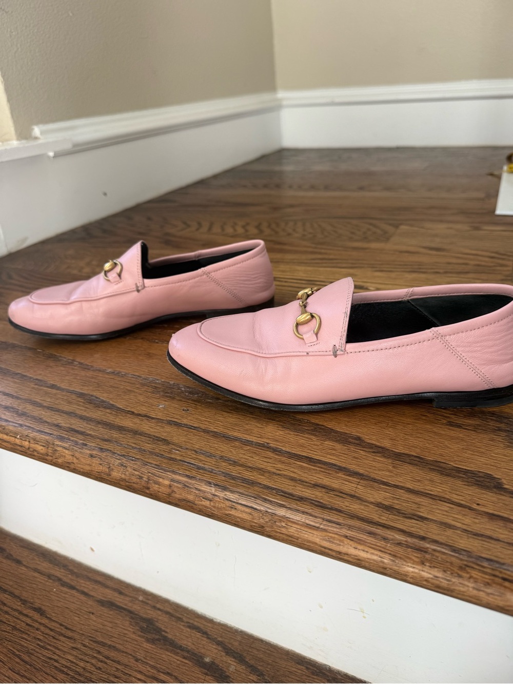 Gucci Brixton Loafers Pink Size 36